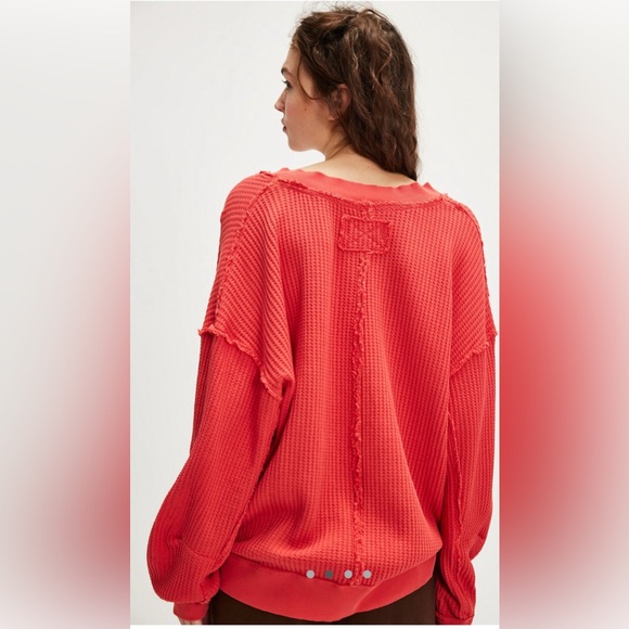 NWT We The Free Ricky Thermal high risk red long sleeve XL - Picture 2 of 6